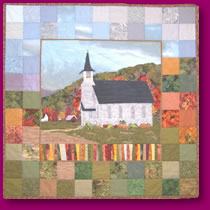 Quilted Country Church Image